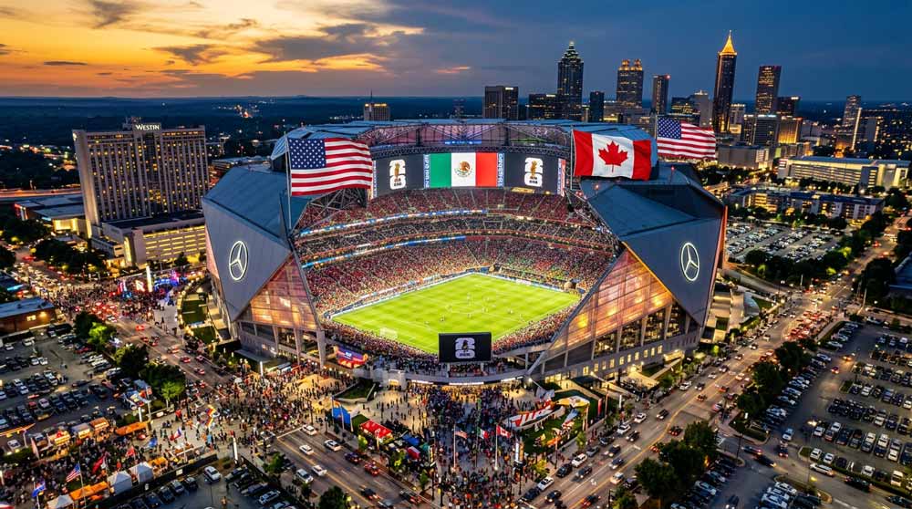 สนามฟุตบอลโลก 2026 ภาพสนามขนาดใหญ่ใน 16 เมืองเจ้าภาพ 3 ชาติ