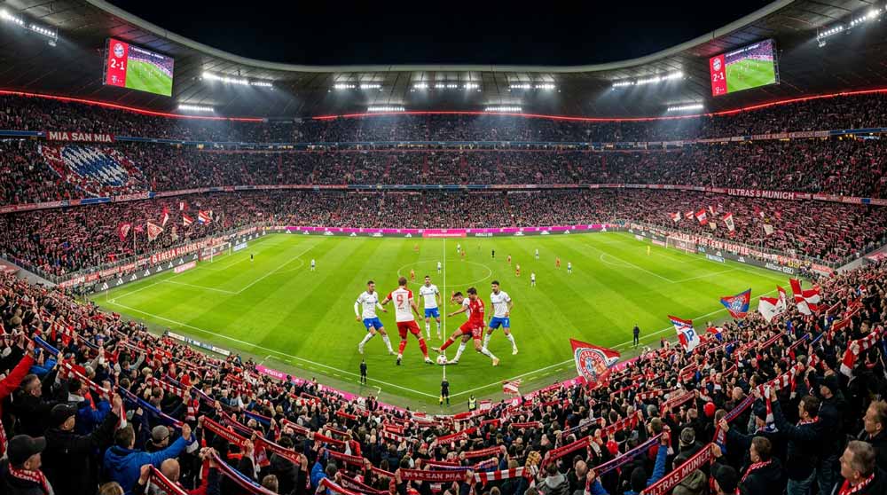 5 ลีกใหญ่ยุโรป บรรยากาศสนามฟุตบอลลีกชั้นนำที่เต็มไปด้วยกองเชียร์