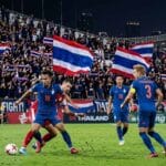 ทีมชาติไทยฟุตบอลโลก นักเตะช้างศึกชุดสีน้ำเงินในเกมรอบคัดเลือกฟุตบอลโลก