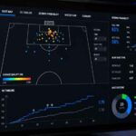 ค่า xG คืออะไร กราฟิกสถิติประตูที่คาดหวังบนหน้าจอวิเคราะห์เกมฟุตบอล