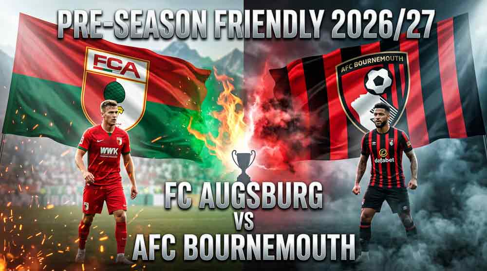 แบนเนอร์ เอาก์สวร์ก พบ บอร์นมัธ นัดอุ่นเครื่องพรีซีซั่น 2026