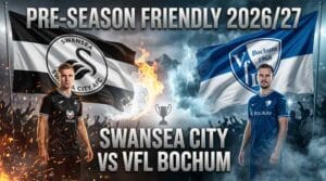 แบนเนอร์ สวอนซี ซิตี้ พบ โบคุ่ม นัดอุ่นเครื่องพรีซีซั่น 2026