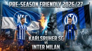 แบนเนอร์ คาร์ลสรูห์ พบ อินเตอร์ มิลาน นัดอุ่นเครื่องพรีซีซั่น 2026