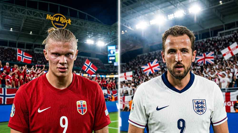 เออร์ลิง ฮาลันด์ นำทัพนอร์เวย์ พบ อังกฤษ คืนนี้ รอบก่อนรองชนะเลิศบอลโลก 2026 ที่ไมอามี