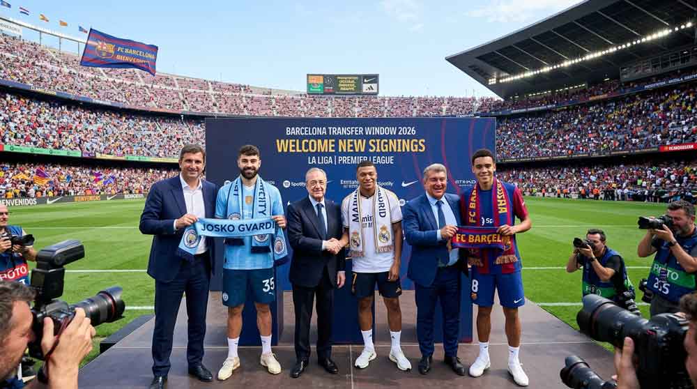 ภาพตลาดซื้อขายนักเตะซัมเมอร์ 2026 อัปเดตวันนี้ รวมการเปิดตัวนักเตะใหม่