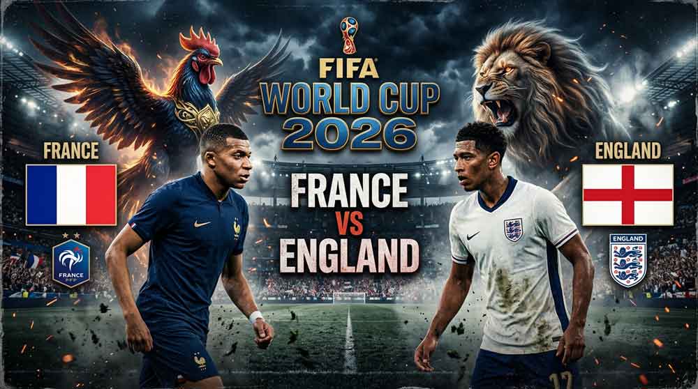ฝรั่งเศส พบ อังกฤษ นัดชิงอันดับ 3 ฟุตบอลโลก 2026 ที่ไมอามี สเตเดียม