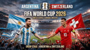 อาร์เจนตินา พบ สวิตเซอร์แลนด์ รอบ 8 ทีมฟุตบอลโลก 2026 ที่แอร์โรว์เฮด สเตเดียม แคนซัสซิตี