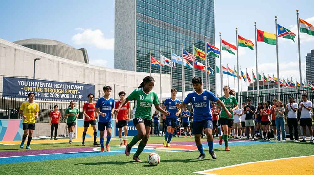 ภาพงาน ฟุตบอลสร้างสุขภาพจิตเยาวชนในงานยูเอ็น 2026