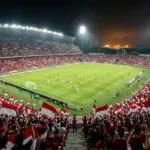 บรรยากาศสนามในศึก อาเซียน คัพ 2026 รอบรองชนะเลิศ ที่มีทีมชาติไทยร่วมชิงชัย