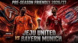 แบนเนอร์ เชจู ยูไนเต็ด พบ บาเยิร์น มิวนิค นัดอุ่นเครื่องพรีซีซั่น 2026