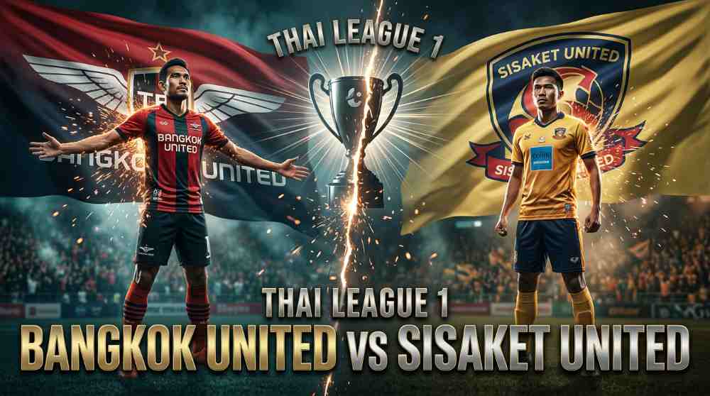 ทรู แบงค็อก ยูไนเต็ด พบ ศรีสะเกษ ยูไนเต็ด นัดที่ 1 ไทยลีก 1 ฤดูกาล 2026/27