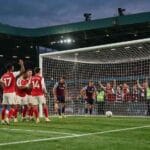 อาร์เซนอล ชนะ วิลล่า 1-0 บูกาโย่ ซาก้าฉลองประตูที่สนามวิลล่า พาร์ค