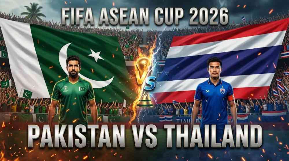 ภาพแบนเนอร์ศึกฟีฟ่า อาเซียน คัพ 2026 ปากีสถาน พบ ไทย