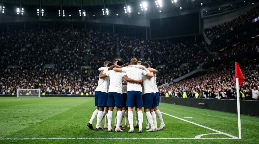 ผลบอล สเปอร์ส 3-1 โคเวนทรี นักเตะท็อตแนมฉลองประตูในสนามท็อตแนม ฮอตสเปอร์ สเตเดียม